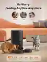 Dispensador Automatico Comida Doble Programable Para Mascota