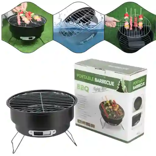 Mini Asador Parrilla Barbacoa Camping Portátil Carbón