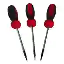 Juego 3 Atornilladores Destornilladores Torx T5 T6 T8 Punta Imantada