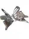 Adorno Mariposas De Papel Para Decoración De Fiestas X2 Und Plateada