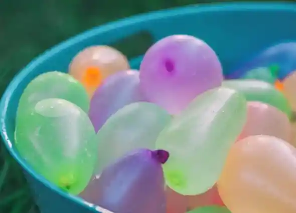 100 Globos De Agua Multicolor