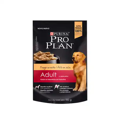 Pro Plan Pouch Adulto Pollo En Salsa 100 Gr