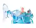Muñeca Princesa Con Caballo Y Carruaje Mágico Azul