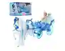 Muñeca Princesa Con Caballo Y Carruaje Mágico Azul