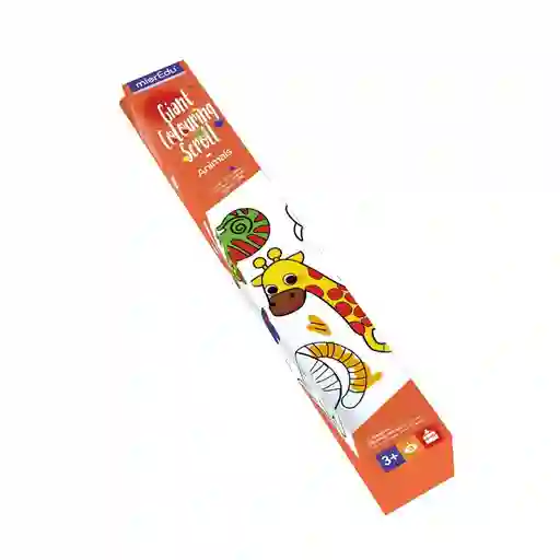 Rollo Gigante Para Colorear Diseño Animales Para Niños