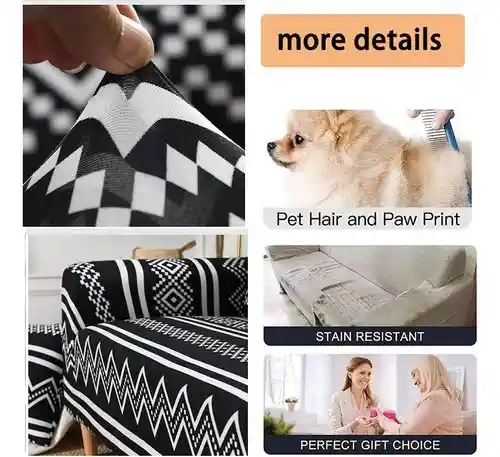 Forro Funda Protector Mascota De Sofá Mueble Sala 3 Puestos