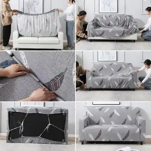 Forro Funda Protector Mascota De Sofá Mueble Sala 3 Puestos