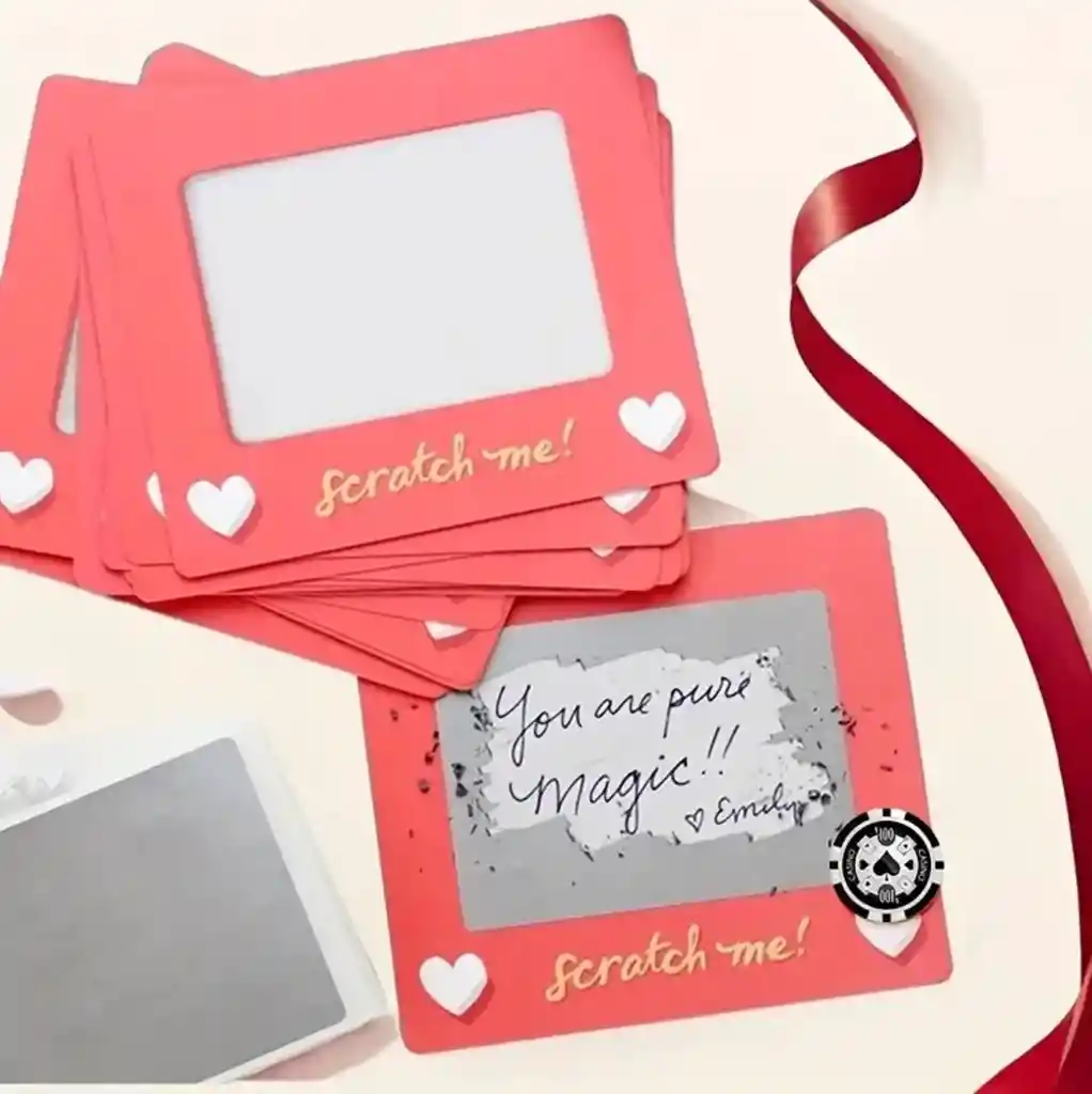 Tarjeta Raspable Scratch Para Parejas - 5 Unidades