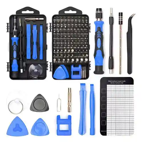 Kit Destornillador De Precision 110 Piezas Repara Celulares