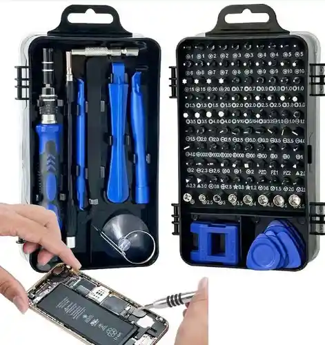 Kit Destornillador De Precision 110 Piezas Repara Celulares