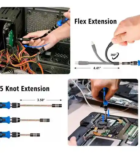 Kit Destornillador De Precision 110 Piezas Repara Celulares