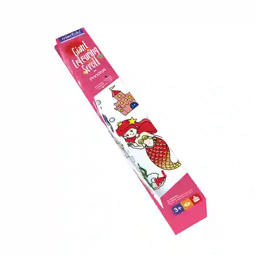 Rollo Gigante Para Colorear Diseño Sirenas Para Niños