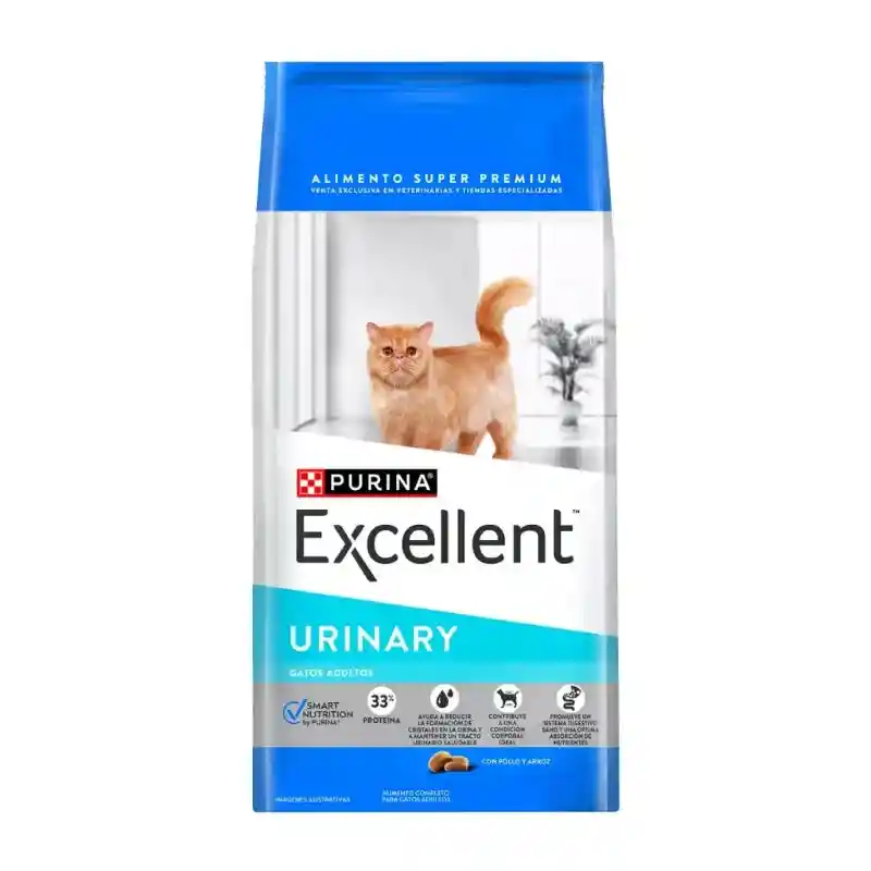 Excellent Urinary Gatos Adultos 3kg