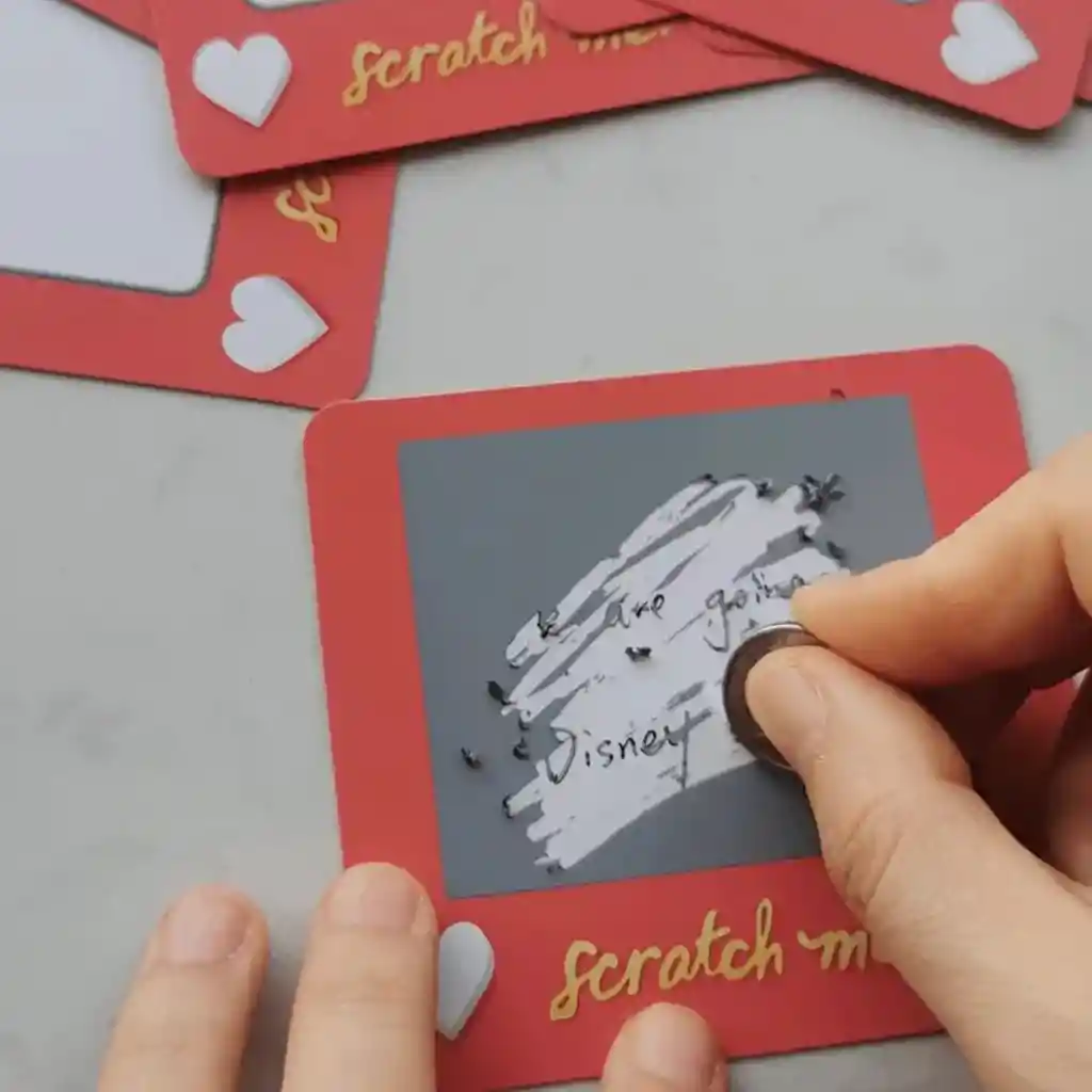 Tarjeta Raspable Scratch Para Parejas - 10 Unidades
