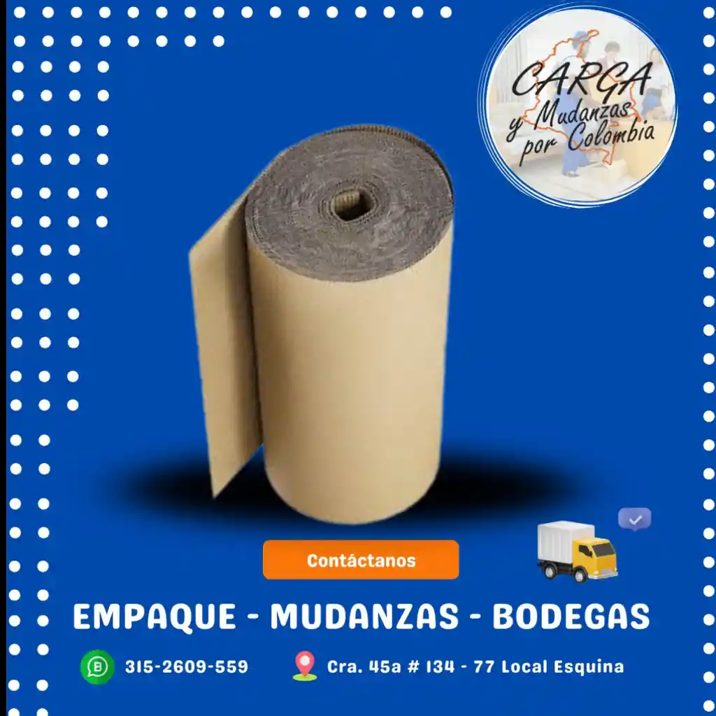 Carton Corrugado -10 Mtrs 120 De Alto