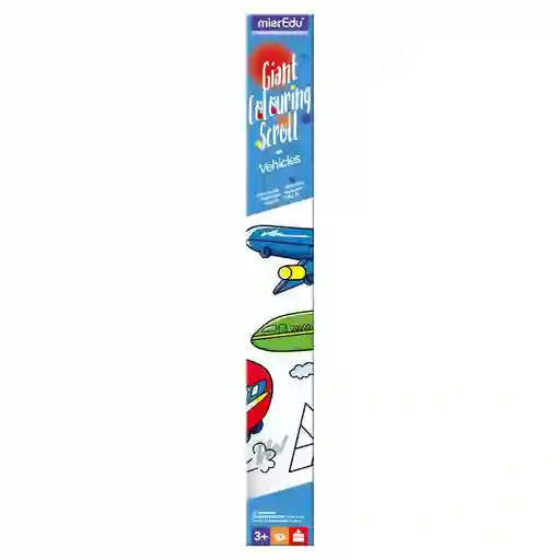 Rollo Gigante Para Colorear Diseño Vehículos Para Niños