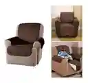 Protector Forro Funda Sofá Muebles 1 Puesto Doble Faz