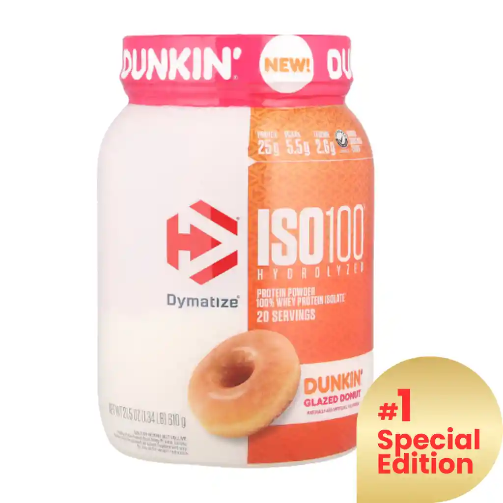 Iso 100 1.3lb - Dymatize - Dunkin Glazed Donut