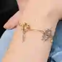 Pulsera Lock Mini / Dorado / S