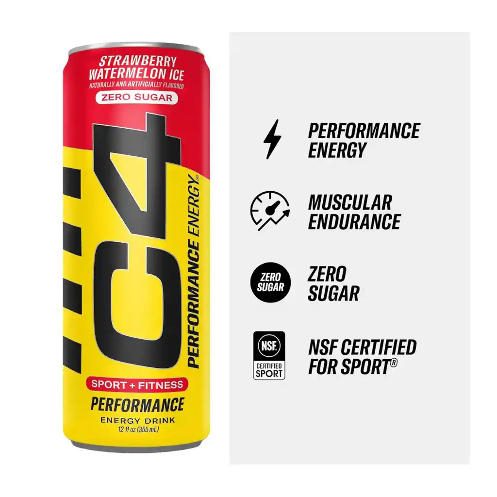 Pre-workout C4 Energy Lata 473ml - Cellucor - Strawberry Watermelon Ice