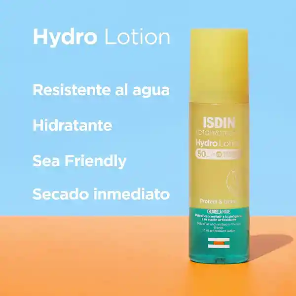 Protector Solar Corporal Isdin Fotoprotector Hydrolotion Spf50 200ml