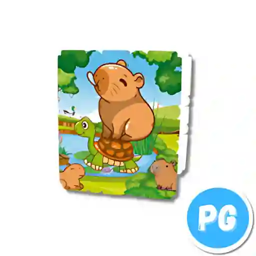 Piñata Icopor Cuadrada Capibara
