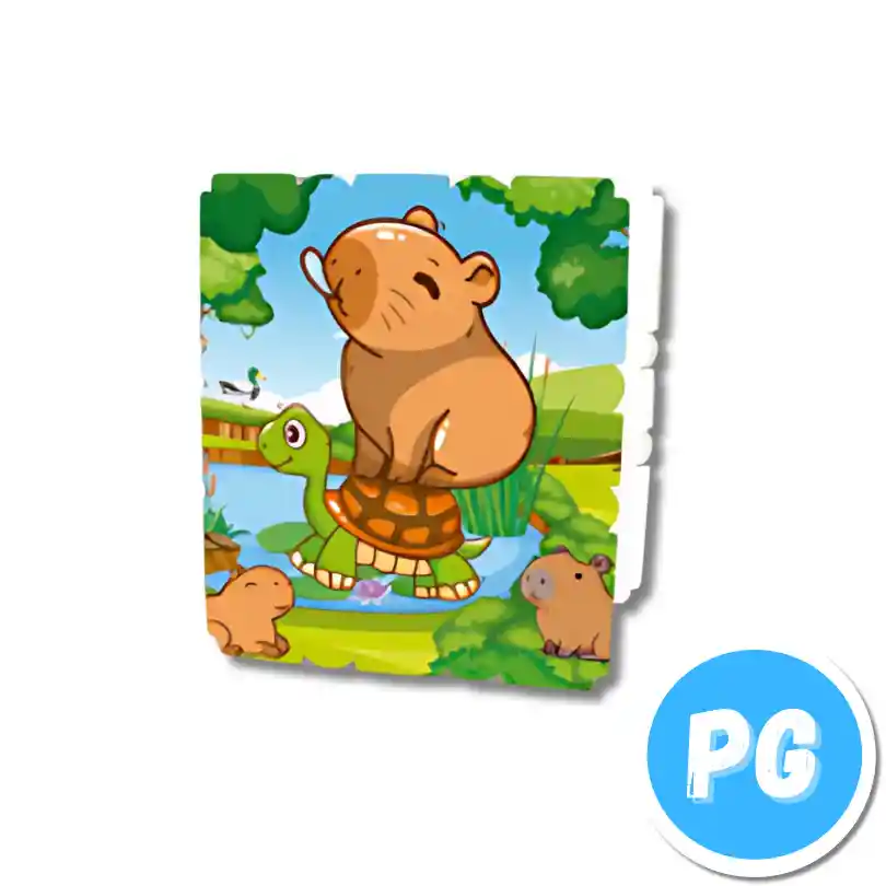 Piñata Icopor Cuadrada Capibara