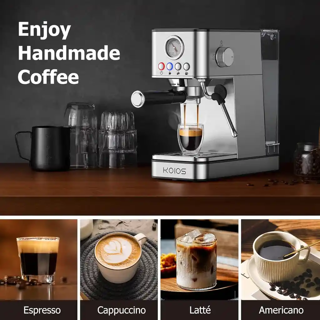 Cafetera Expreso Maquina De Café Y Capuchino 20bar