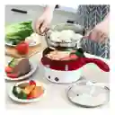 Mini Olla Eléctrica Doble Coccion Electrica - Vaporera Hogar Multifunción
