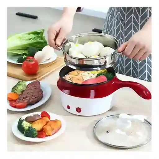 Mini Olla Eléctrica Doble Coccion Electrica - Vaporera Hogar Multifunción