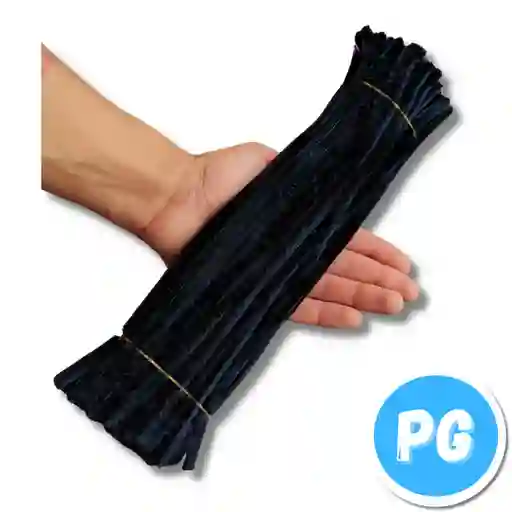 Paquete Chelines - Limpia Pipas X10 Unds Negro