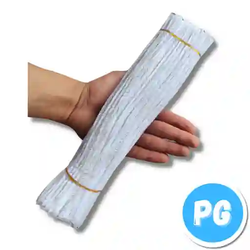 Paquete Chelines - Limpia Pipas X10 Unds Blanco