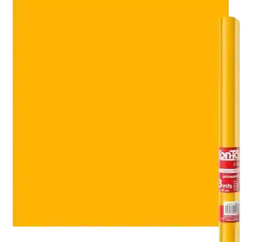 Rollo Papel Contact El Original Amarillo 3 Mts X 45 Cm