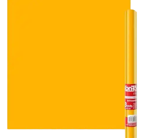 Rollo Papel Contact El Original Amarillo 3 Mts X 45 Cm