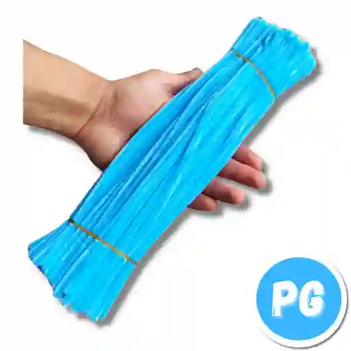 Paquete Chelines - Limpia Pipas X50 Unds Azul