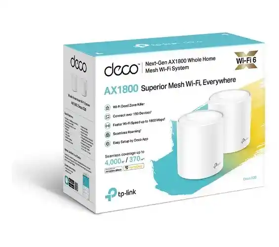Tp-link Deco X20 Mesh Wifi 6 Ax1800 Alta Cobertura (2-pack)