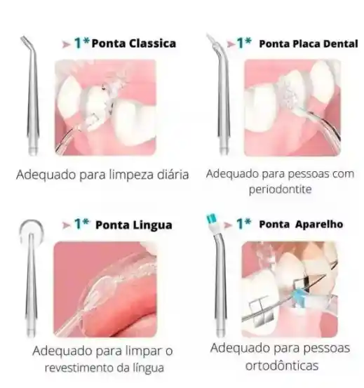 Irrigador Oral Dental Recargable