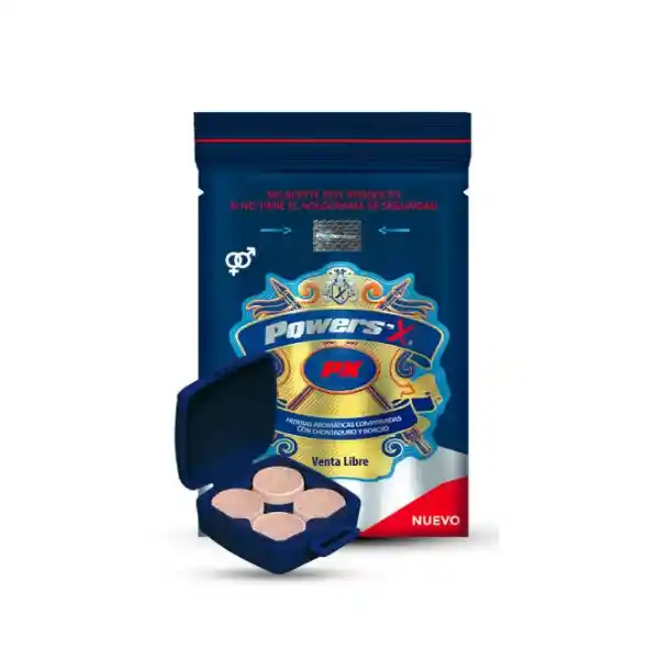 Powers Sex Potenciador Y Retardante Sexual Masculino X4 Pastillas