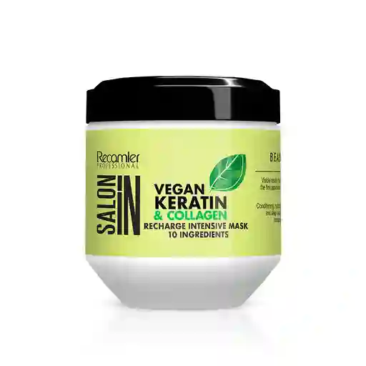 Tratamiento Rech Intensivo Vegan Keratin Collagen Salon In Recamier X500 Ml