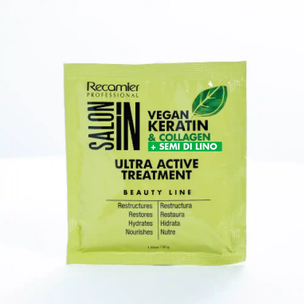 Tratamiento Ultra Active Keratin Salón In Recamier X30 Ml