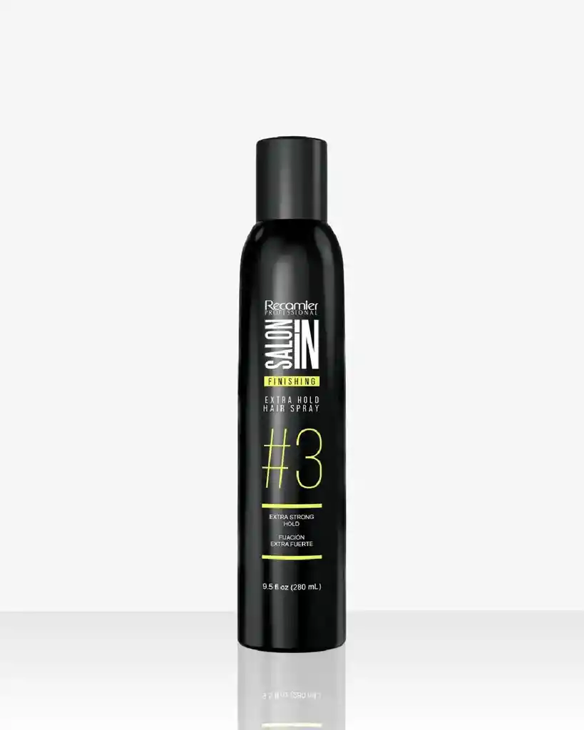 Laca #3 Spray Fijadora Extra Hold Hair Salon In Recamier X280 Ml