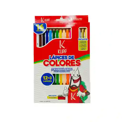 Colores Klipp 12+3 Triangular