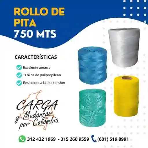 Rollo De Pita Plastica-700 Mtrs
