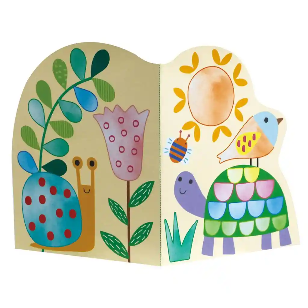 Set Creativo Acuarela Y Origami Del Jardín Para Niños