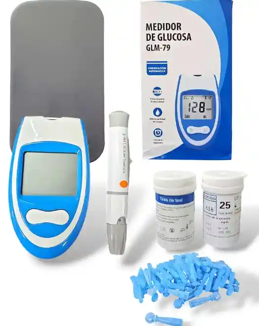 Glucómetro Digital Medidor De Glucosa