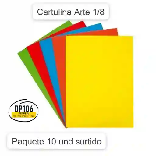 Cartulina Arte X 10 Und