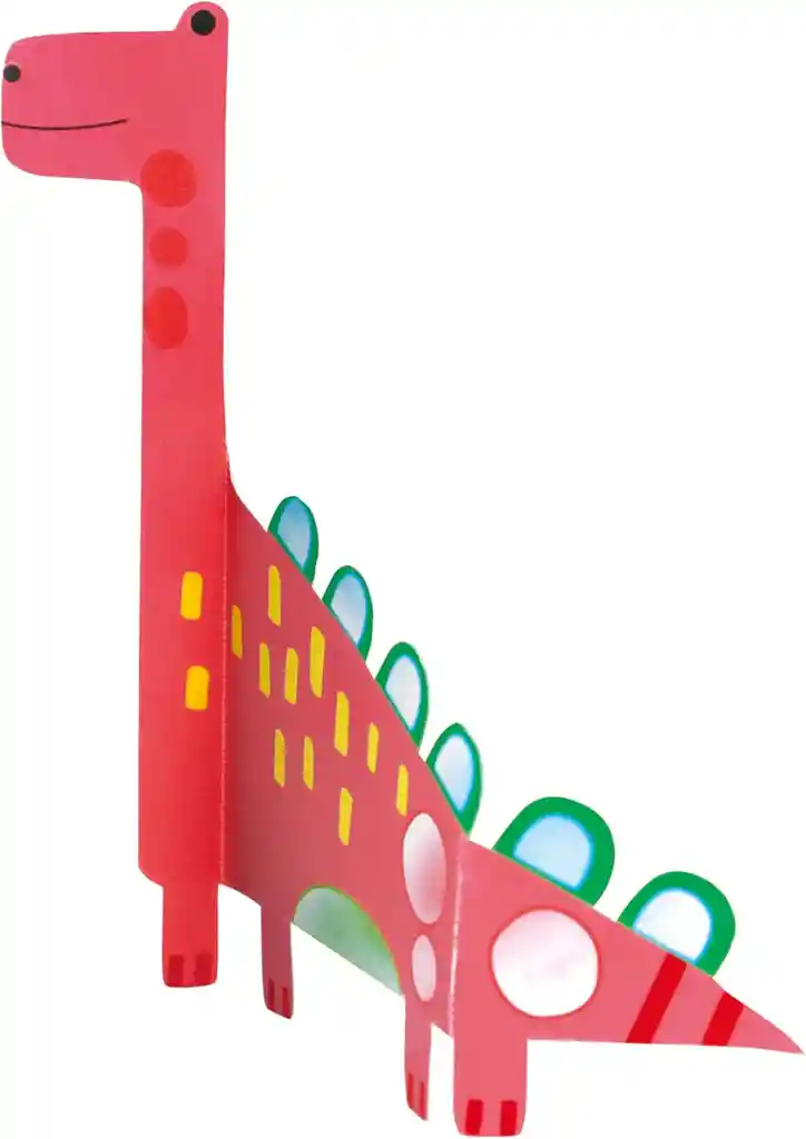 Set Creativo Acuarela Y Origami Dinosaurios Para Niños