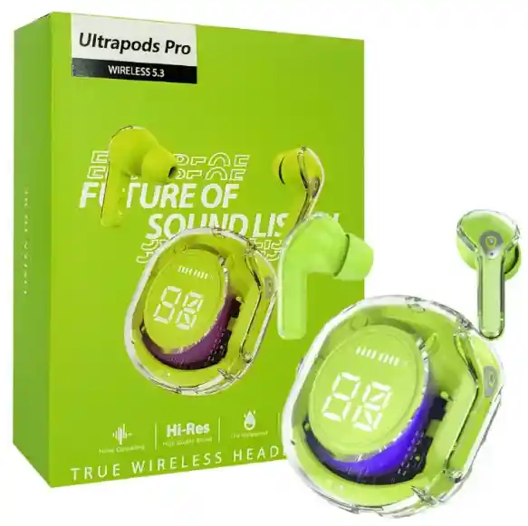 Audifonos Inalambricos Ultrapodspro Verde