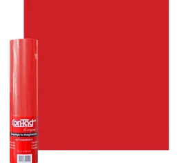 Rollo Papel Contact El Original Rojo 3 Mts X 45 Cm