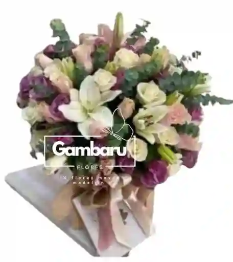 Flores Burbuja En Cilindro